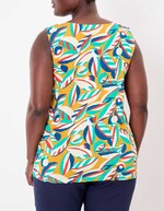 Organic cotton slub tank top femme La Fiancée