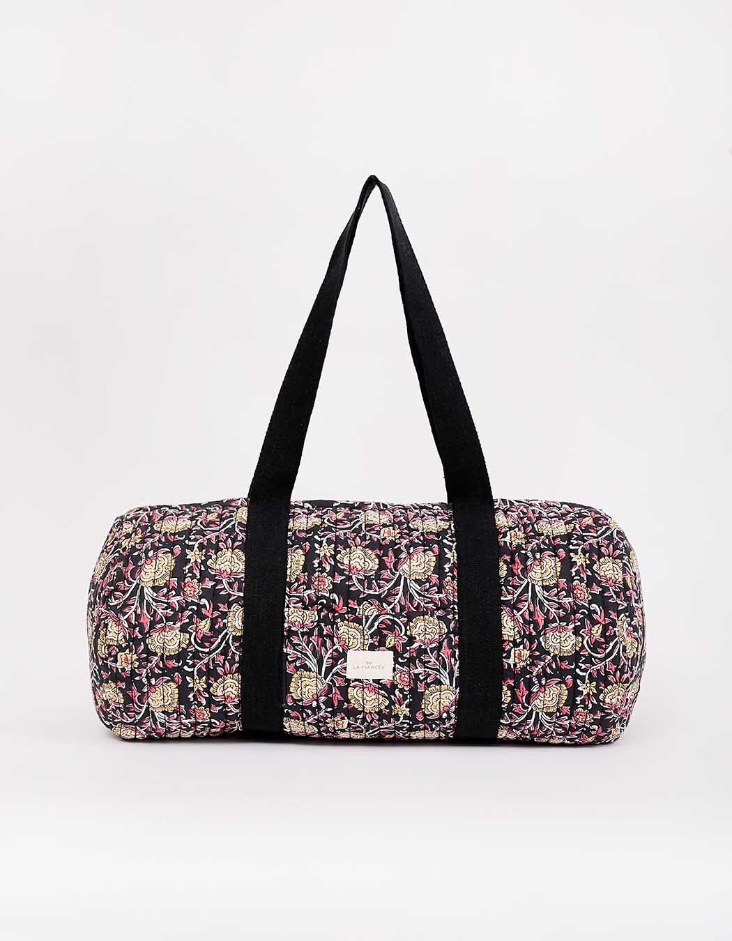 Quilted bowling bag in organic cotton femme La Fiancée