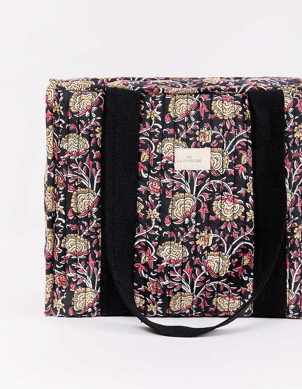 Quilted tote bag in organic cotton femme La Fiancée