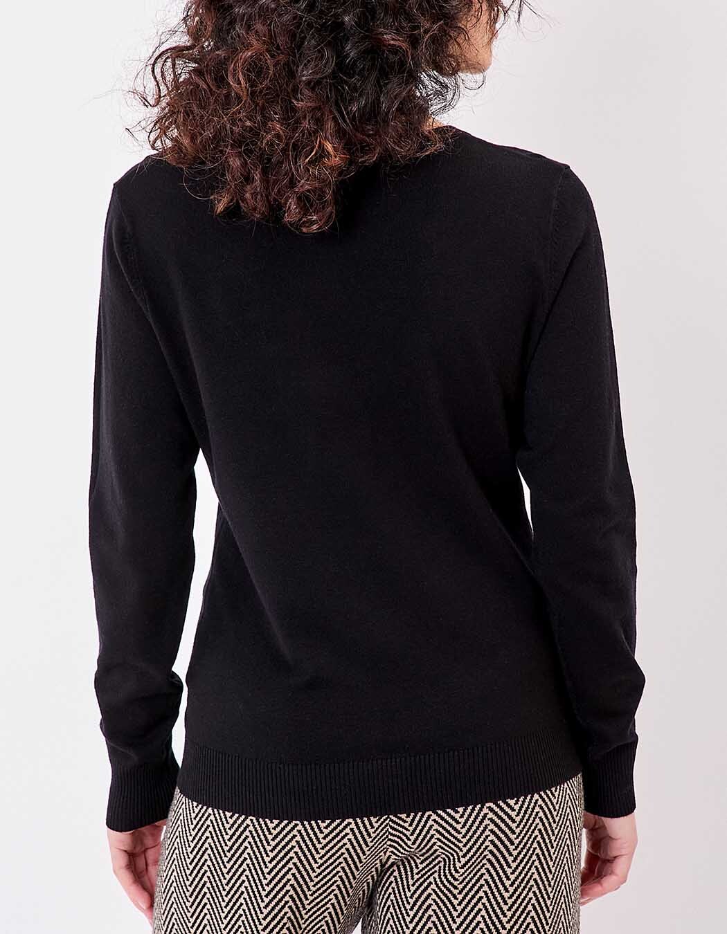 V-neck knit sweater femme La Fiancée