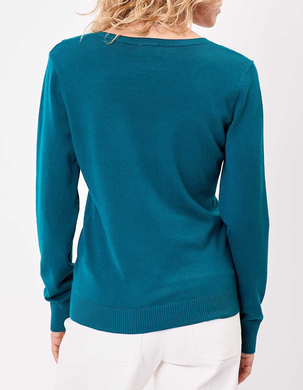 V-neck knit sweater femme La Fiancée