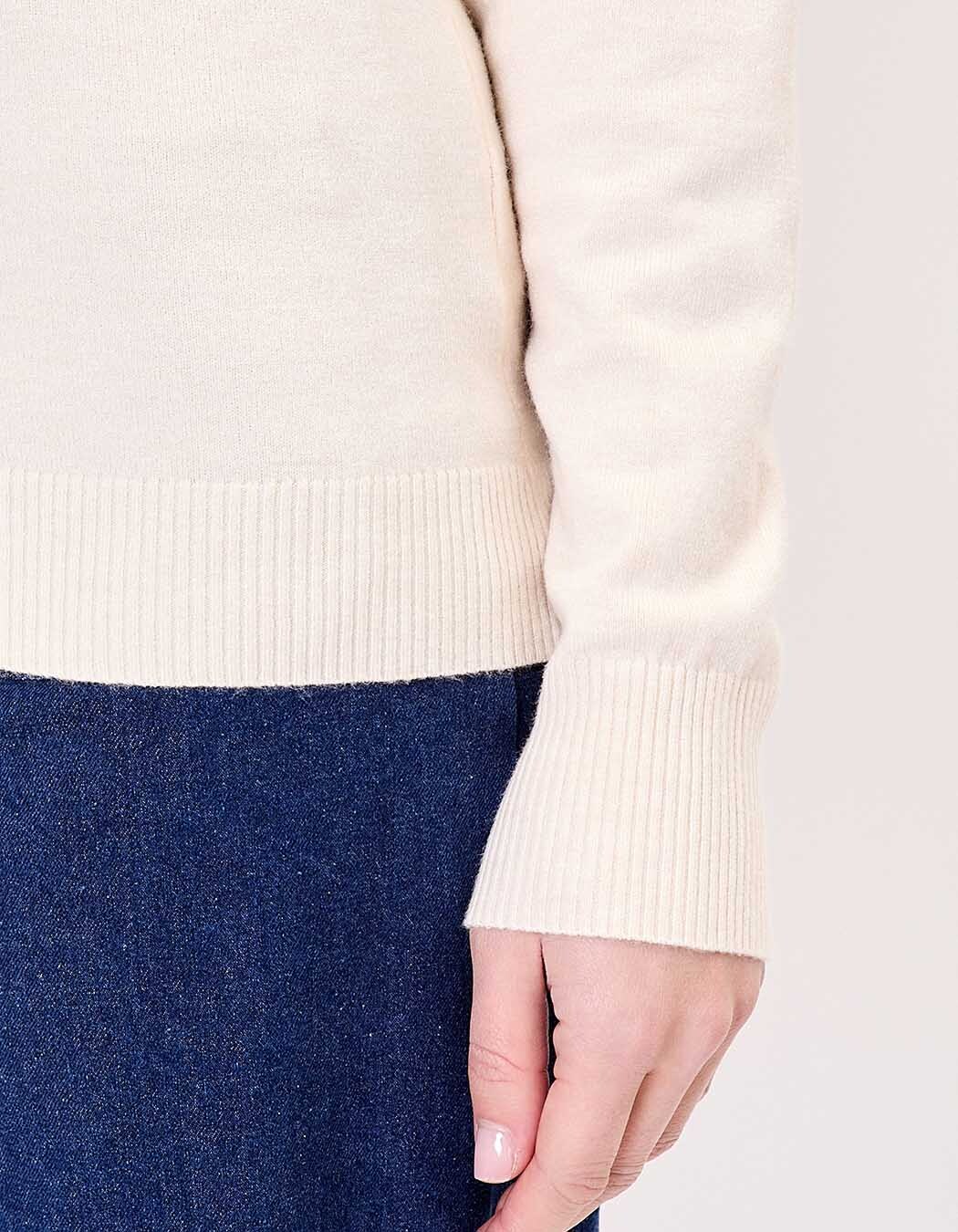 V-neck knit sweater femme La Fiancée
