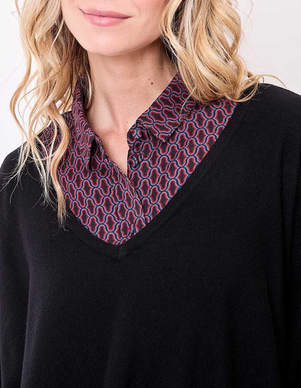 Oversized knit sweater femme La Fiancée