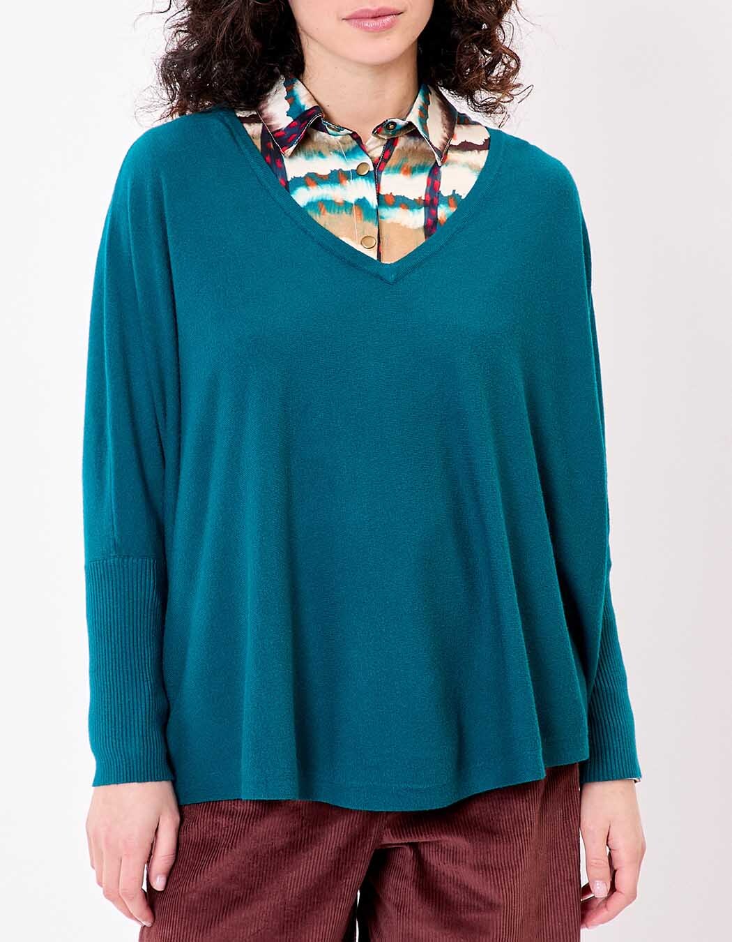 Oversized knit sweater femme La Fiancée