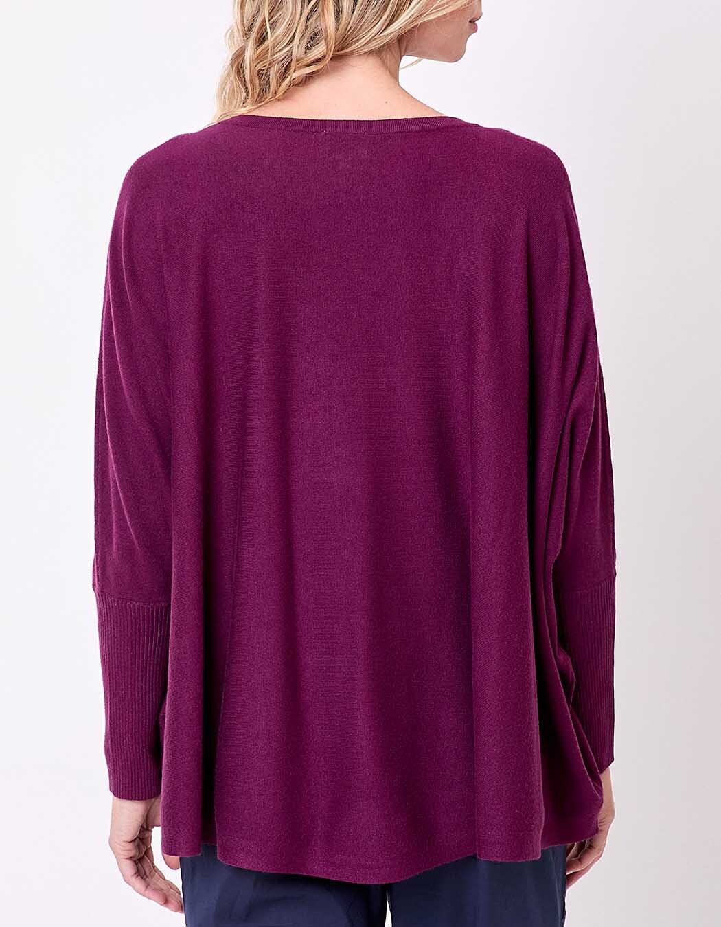 Oversized knit sweater femme La Fiancée