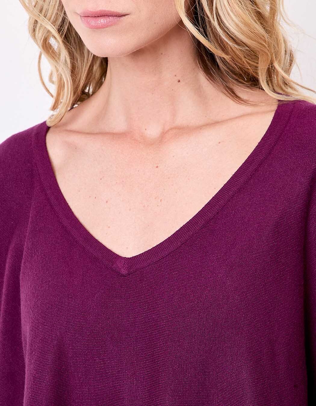 Oversized knit sweater femme La Fiancée