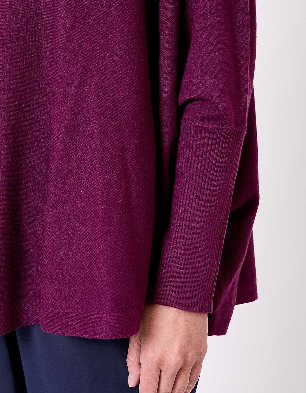 Oversized knit sweater femme La Fiancée
