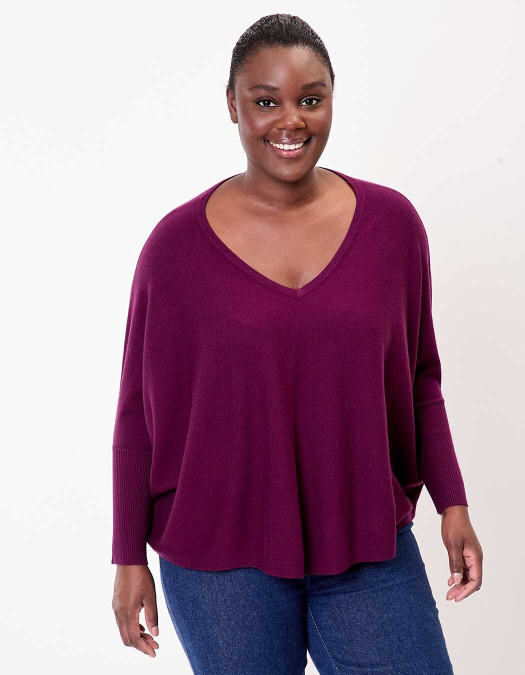 Oversized knit sweater femme La Fiancée