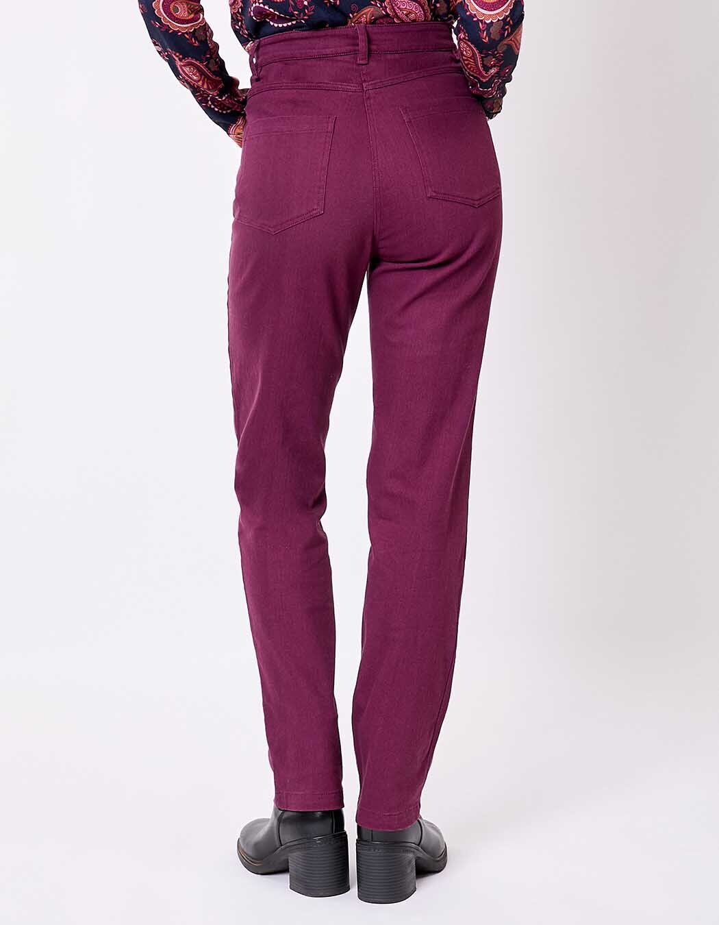 Straight-leg jeans in organic cotton denim femme La Fiancée