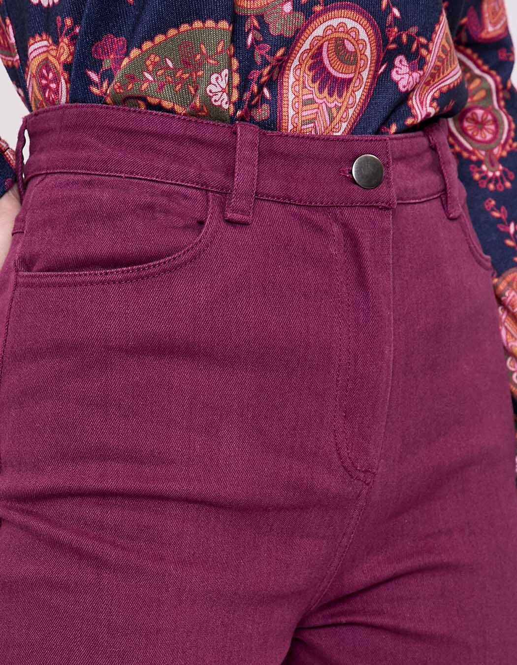 Straight-leg jeans in organic cotton denim femme La Fiancée