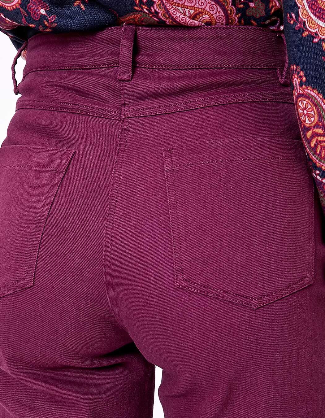 Straight-leg jeans in organic cotton denim femme La Fiancée