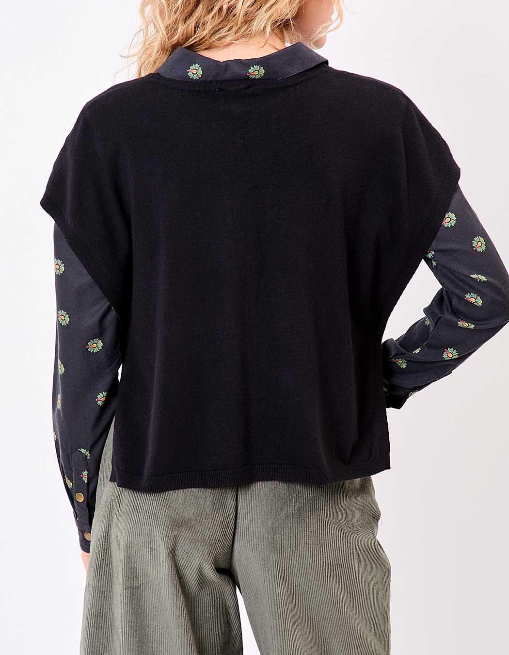 Sleeveless knit sweater femme La Fiancée