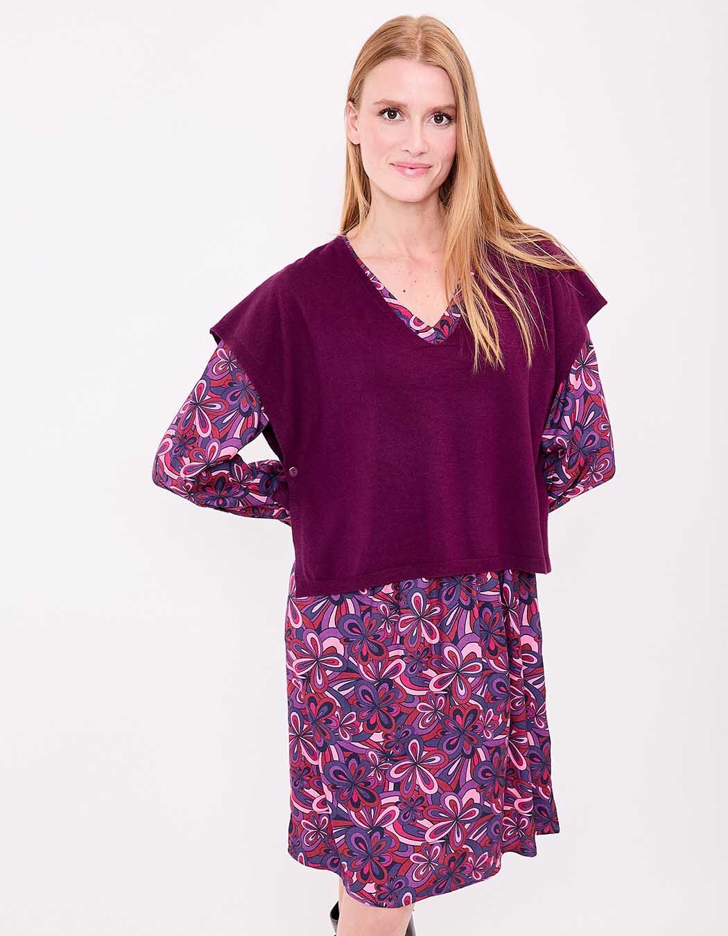 Sleeveless knit sweater femme La Fiancée