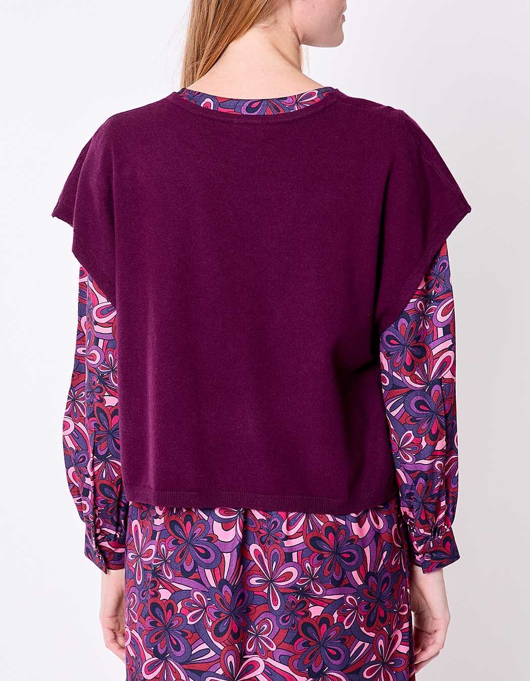 Sleeveless knit sweater femme La Fiancée