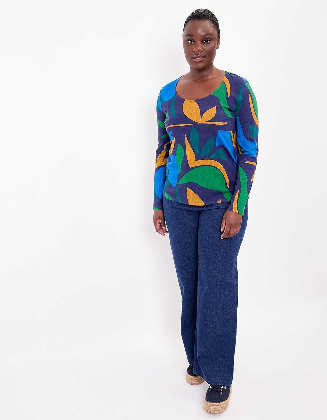 Organic flamed cotton T-shirt femme La Fiancée