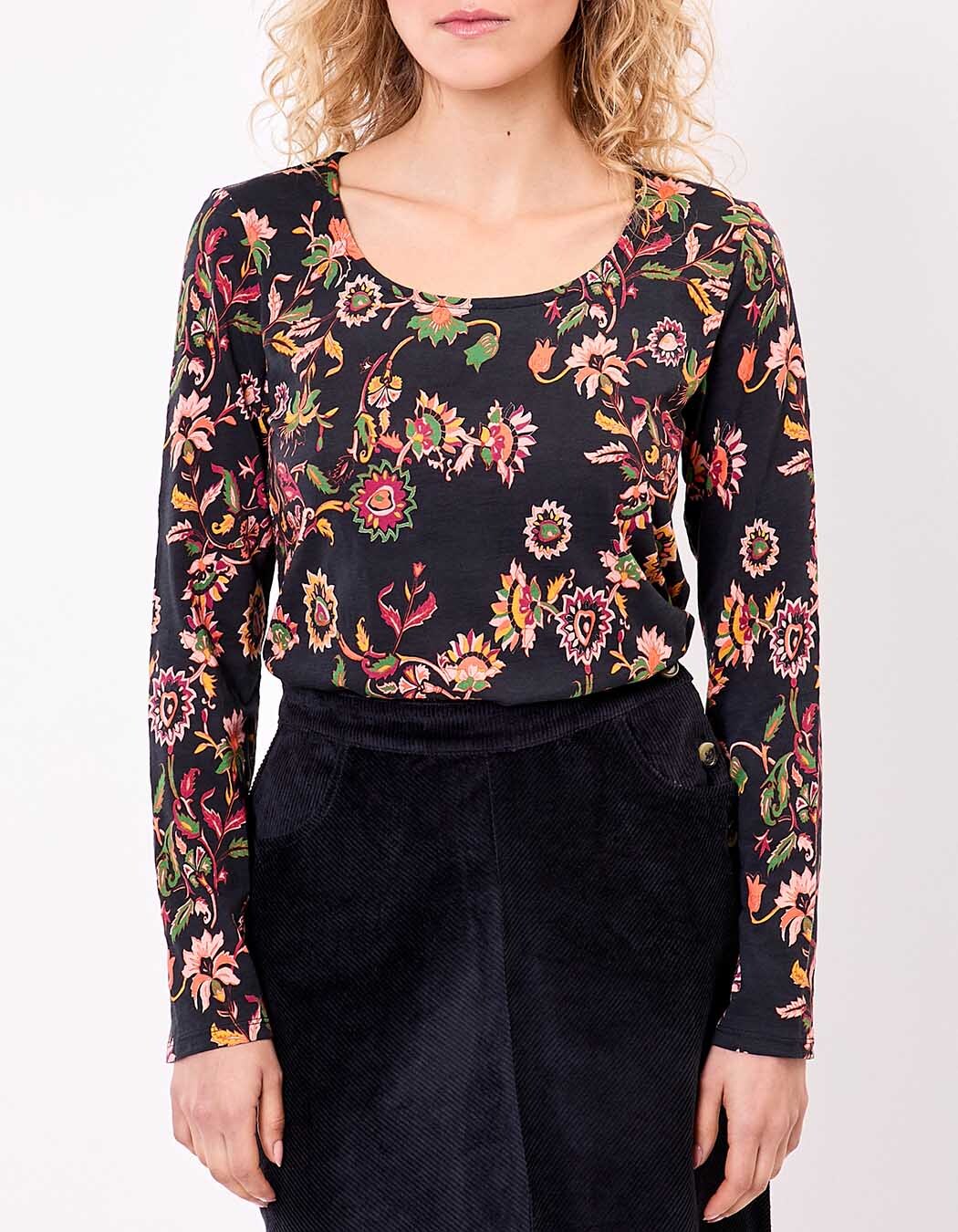 Organic flamed cotton T-shirt femme La Fiancée