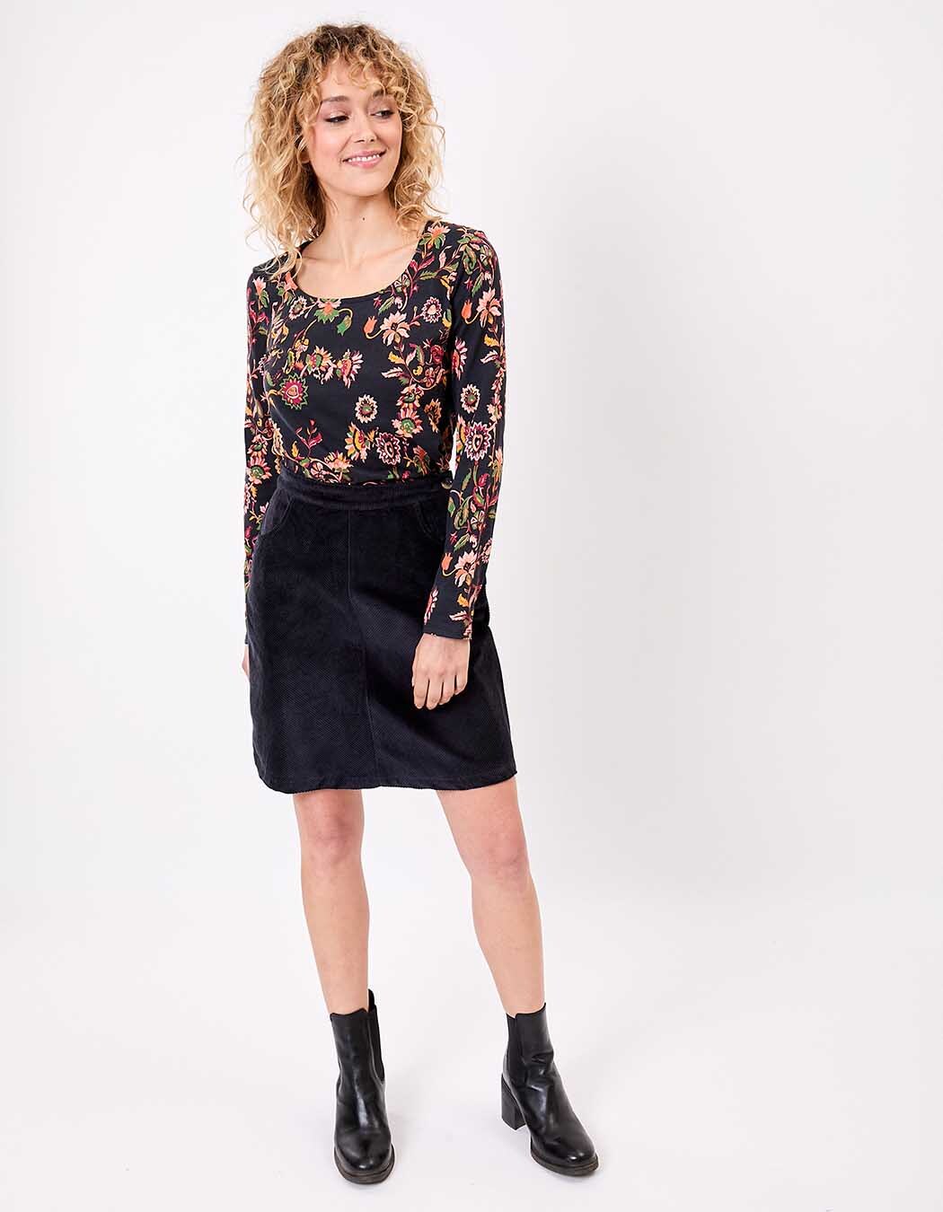 Organic flamed cotton T-shirt femme La Fiancée