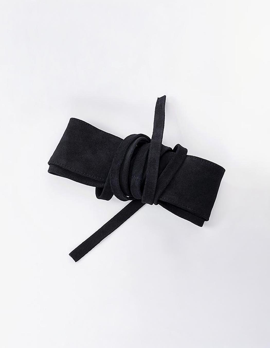 Leather tie belt femme La Fiancée