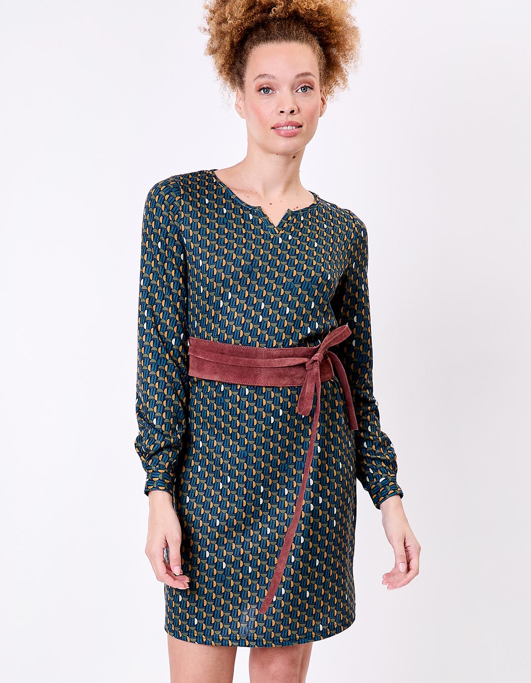 Leather tie belt femme La Fiancée