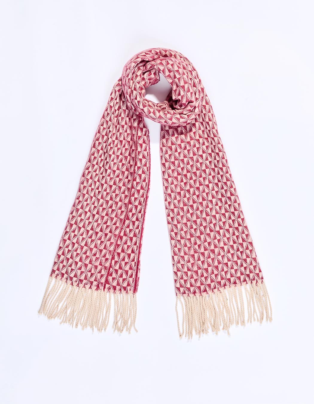 Knitted rectangular scarf femme La Fiancée