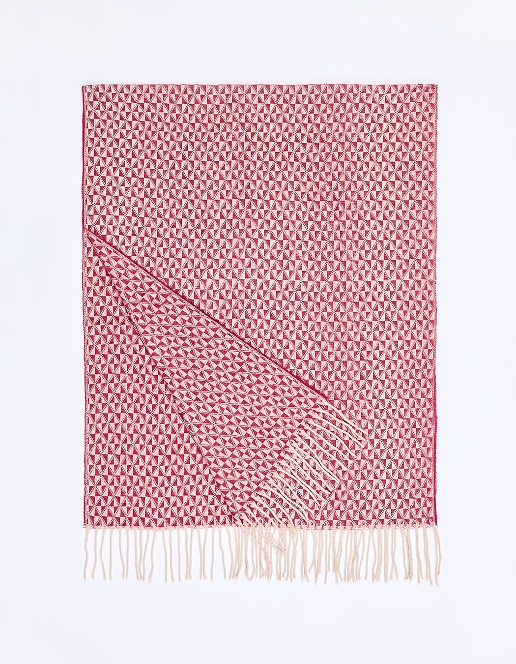 Knitted rectangular scarf femme La Fiancée