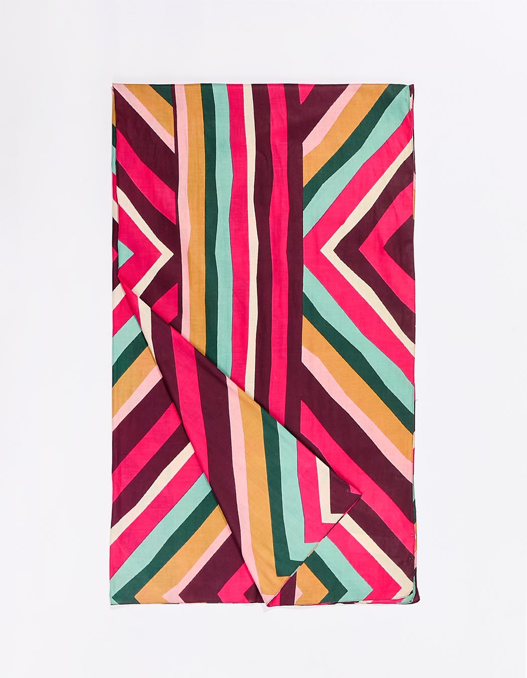 Large printed fluid cotton stole femme La Fiancée