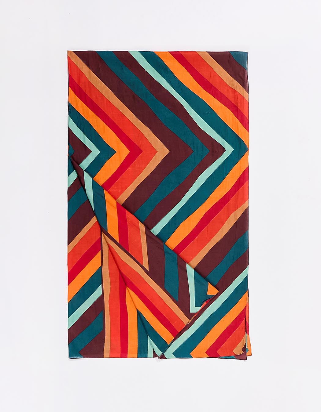 Large printed fluid cotton stole femme La Fianc&eacute;e
