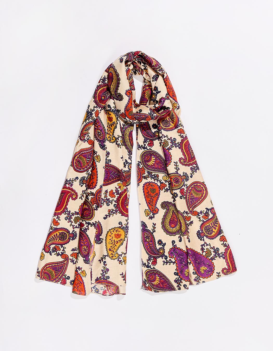 Printed rectangular stole femme La Fiancée