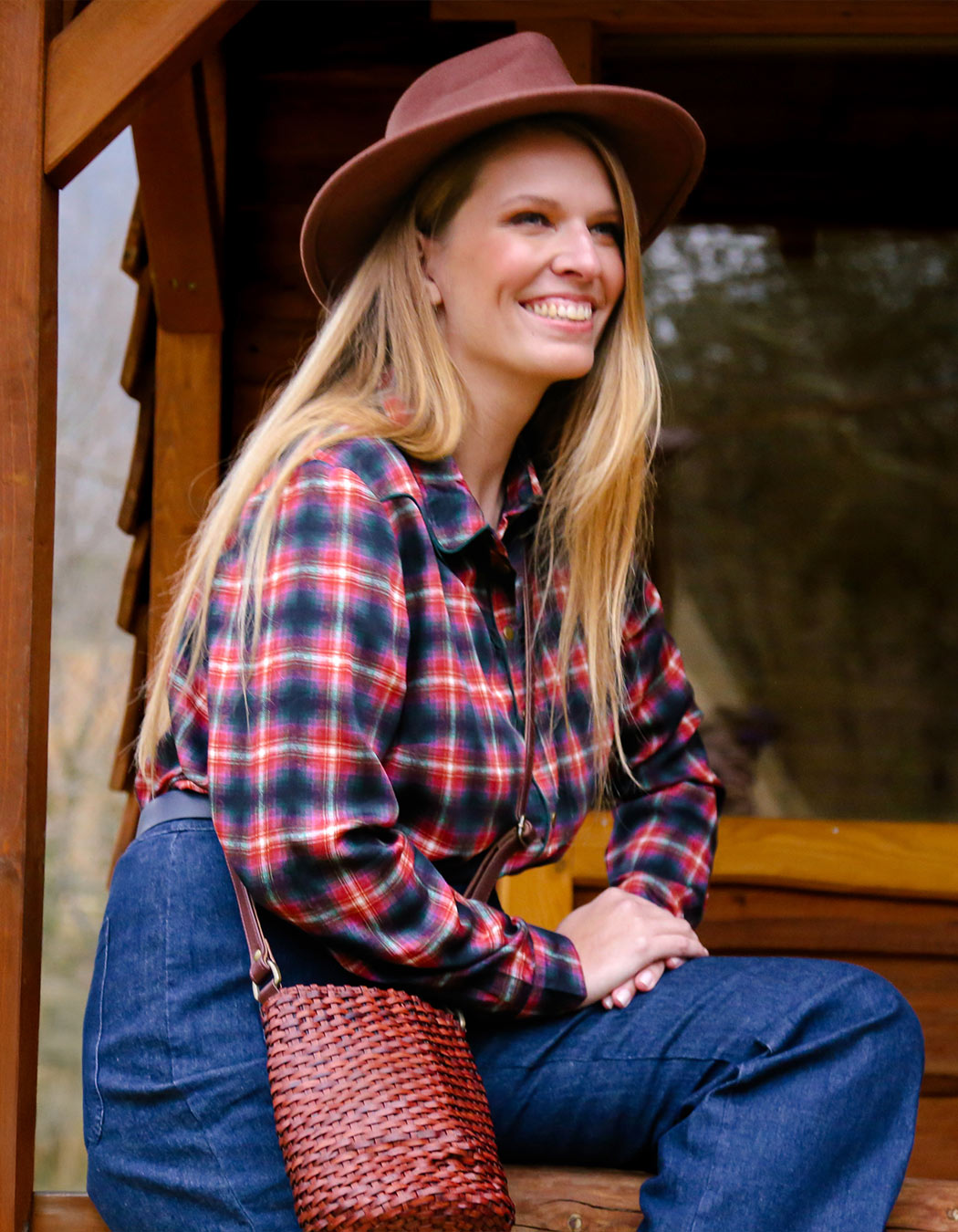 Country-style fluid blouse femme La Fiancée