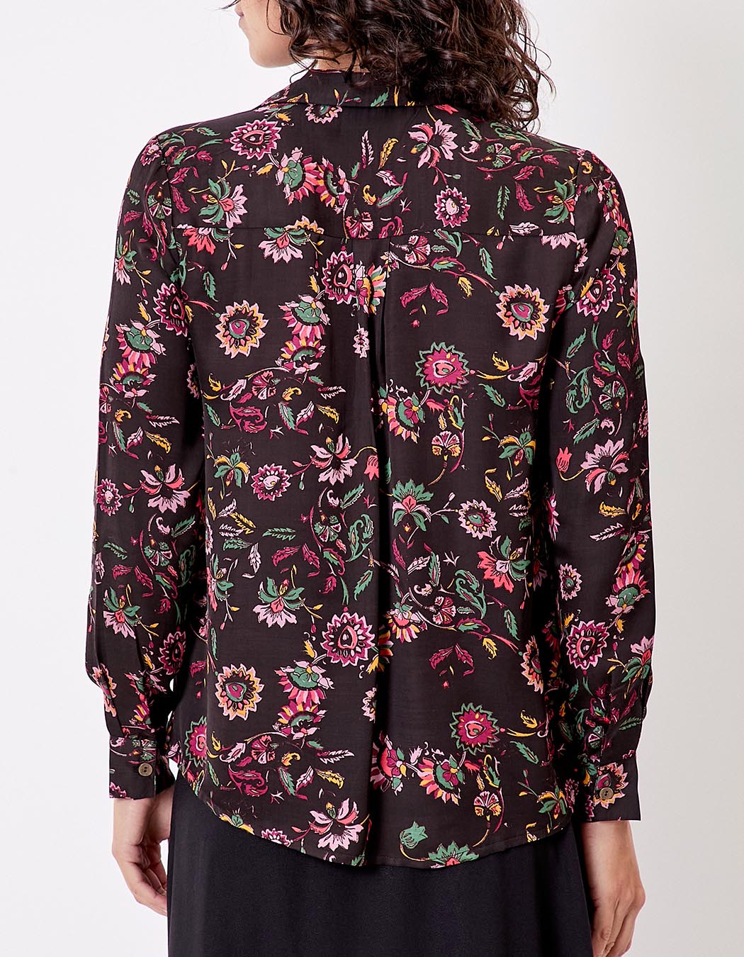 Straight satin shirt femme La Fiancée