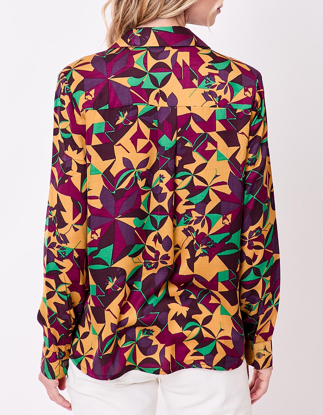 Straight satin shirt femme La Fiancée