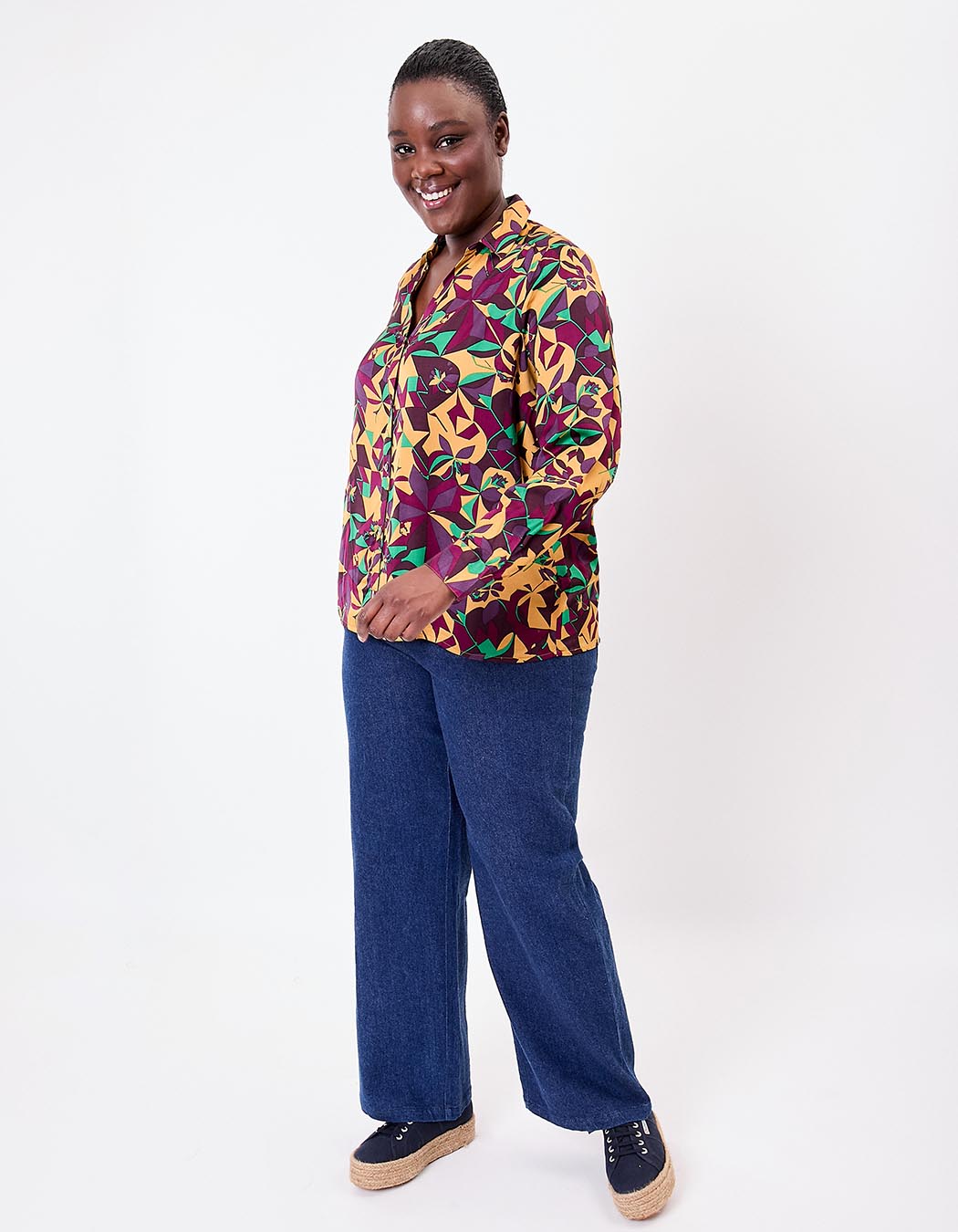 Straight satin shirt femme La Fiancée