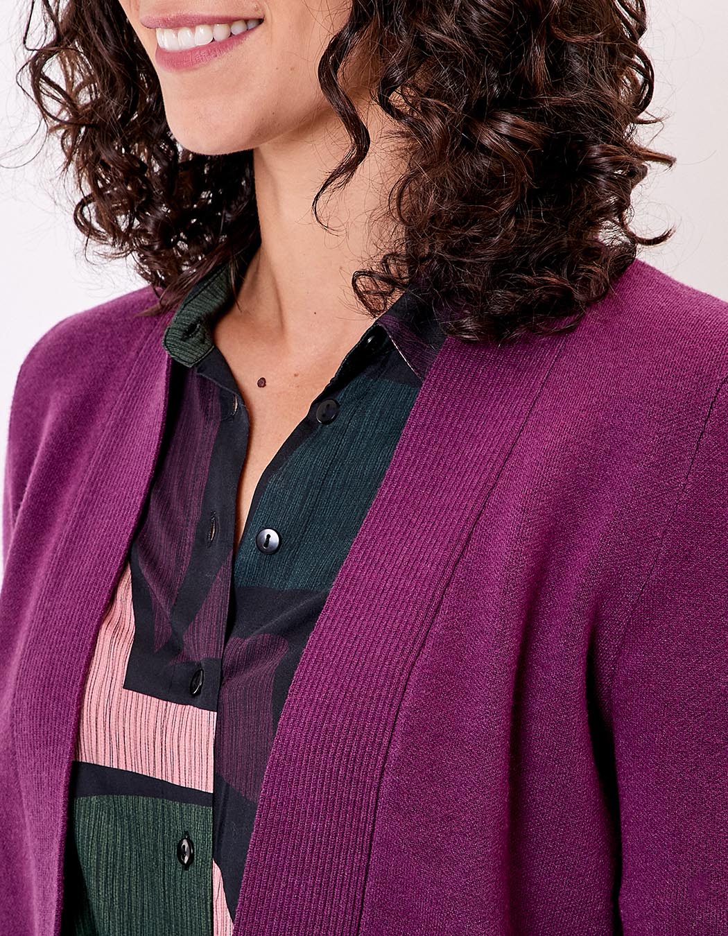 Women’s plain short knit cardigan femme La Fiancée
