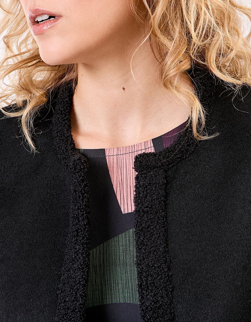 Sleeveless wool-lined vest femme La Fiancée