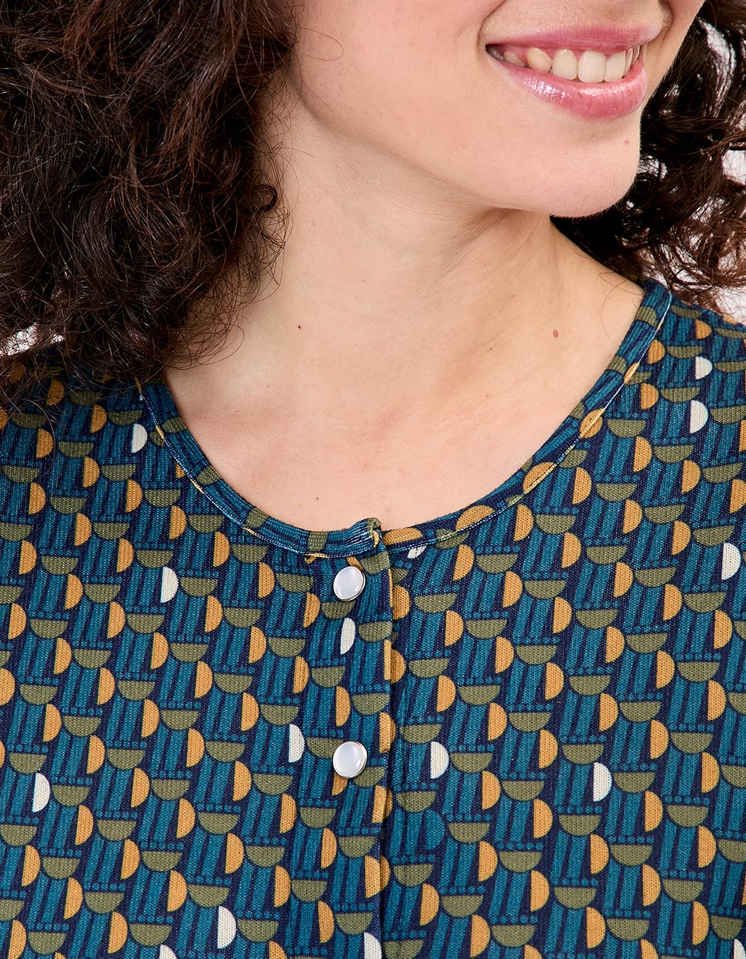 Fine knit buttoned cardigan femme La Fianc&eacute;e