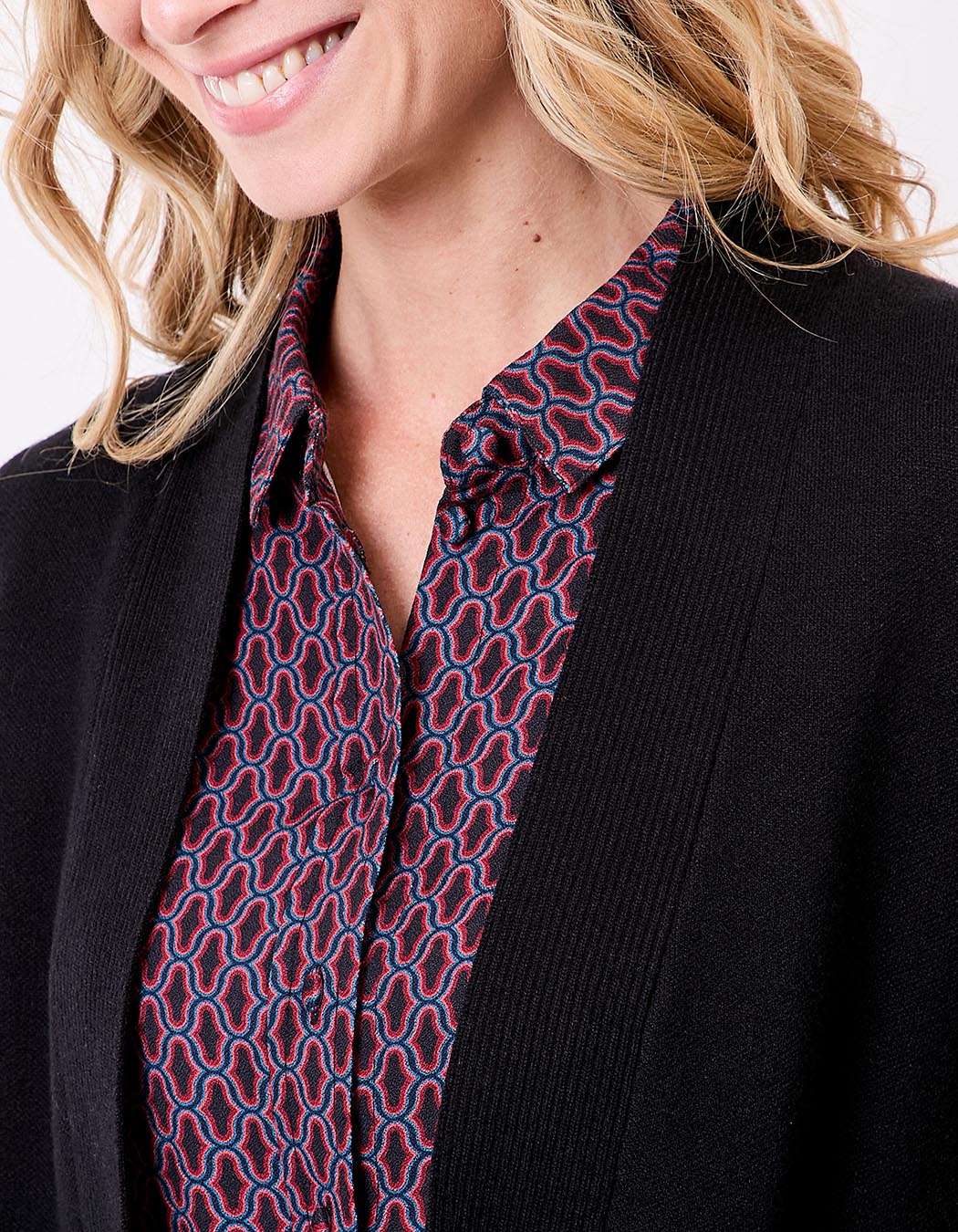 Plain long knit cardigan femme La Fiancée