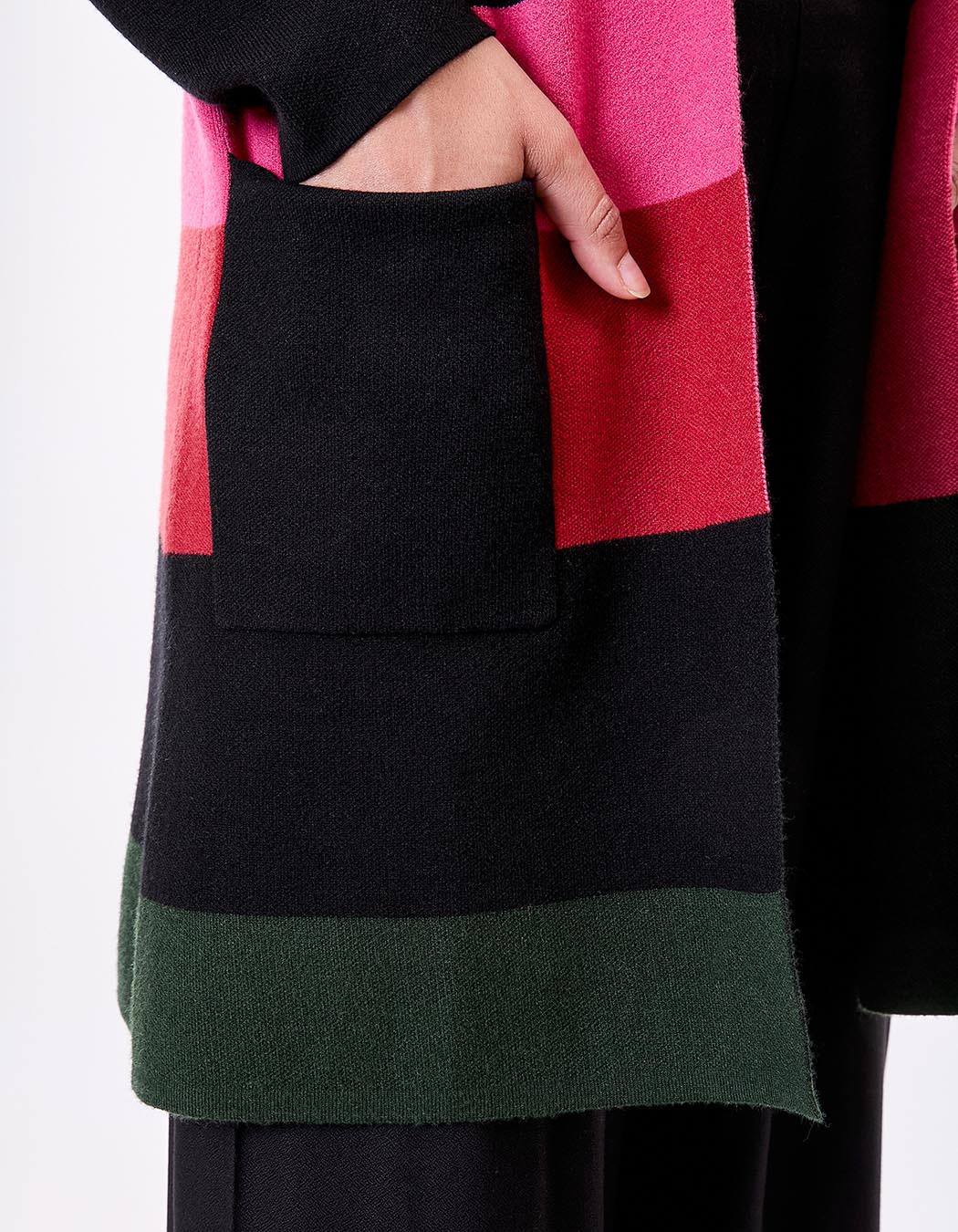 Plain long knit cardigan femme La Fiancée