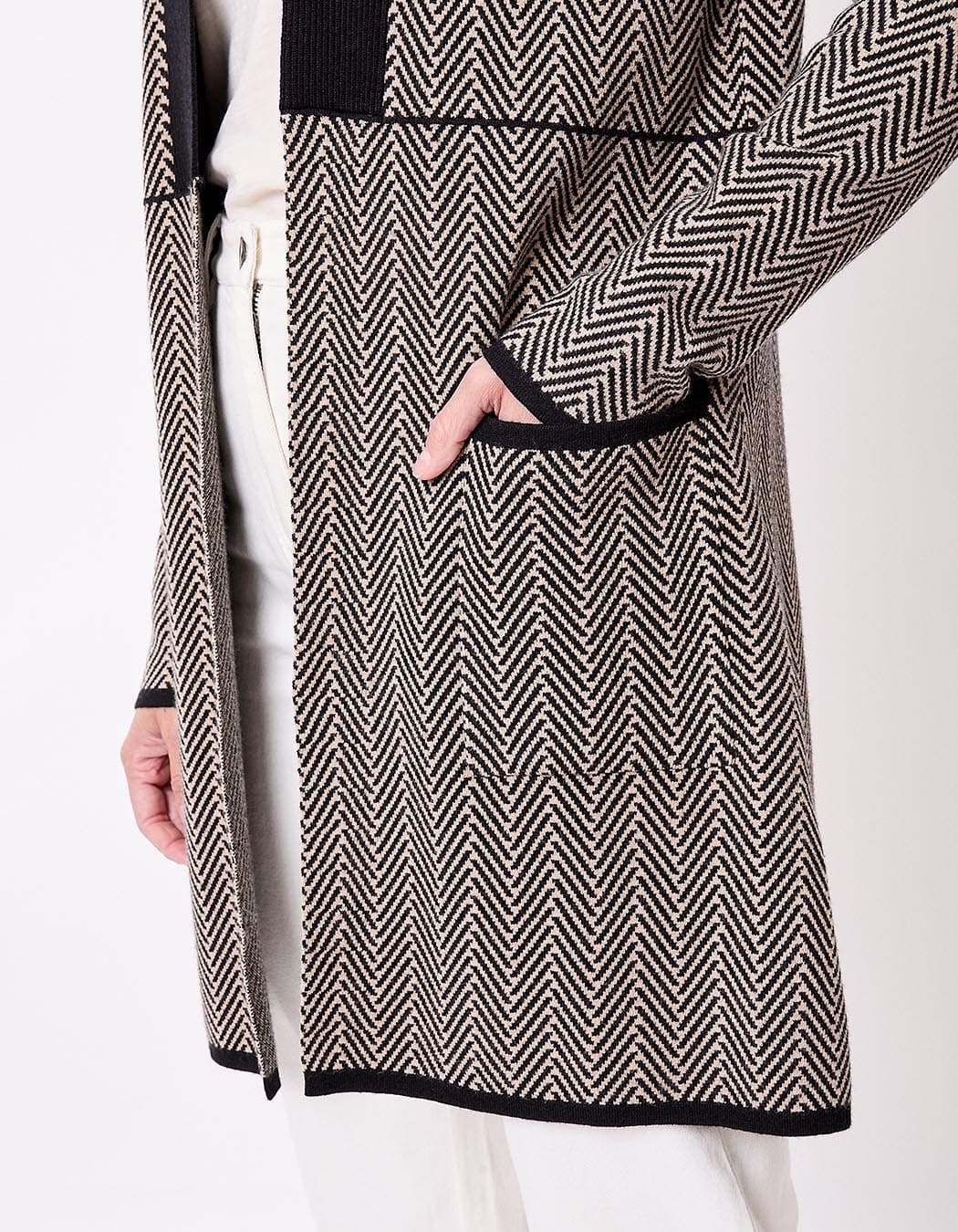Plain long knit cardigan femme La Fiancée