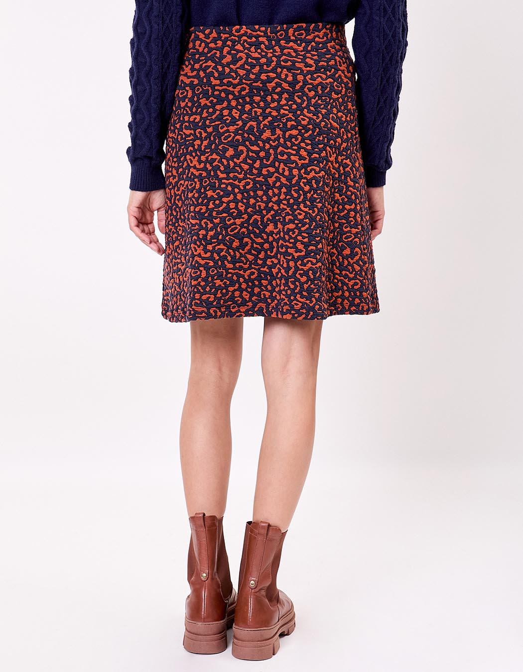 Soft knit A-line skirt femme La Fiancée