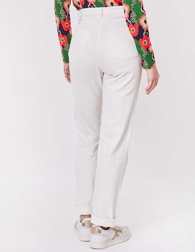 Straight-leg jeans in organic cotton denim femme La Fianc&eacute;e