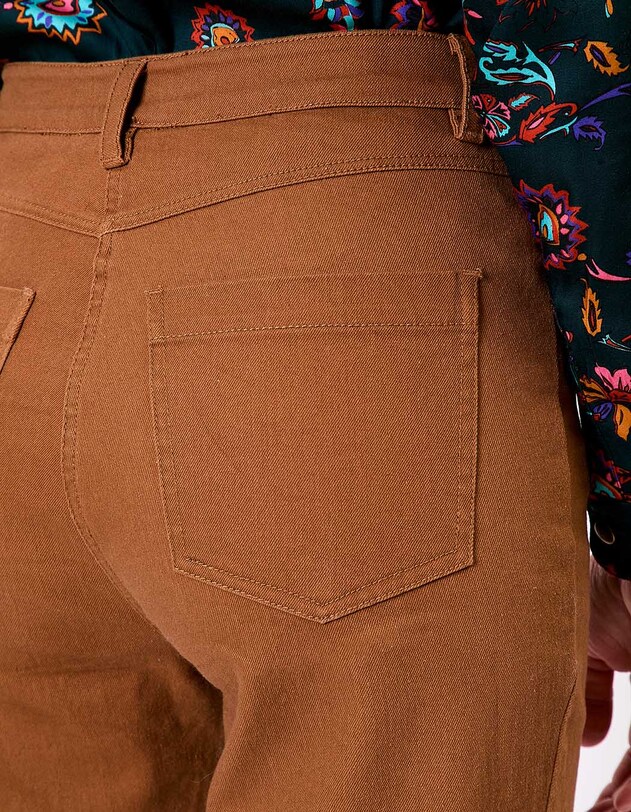 Straight-leg jeans in organic cotton denim femme La Fianc&eacute;e