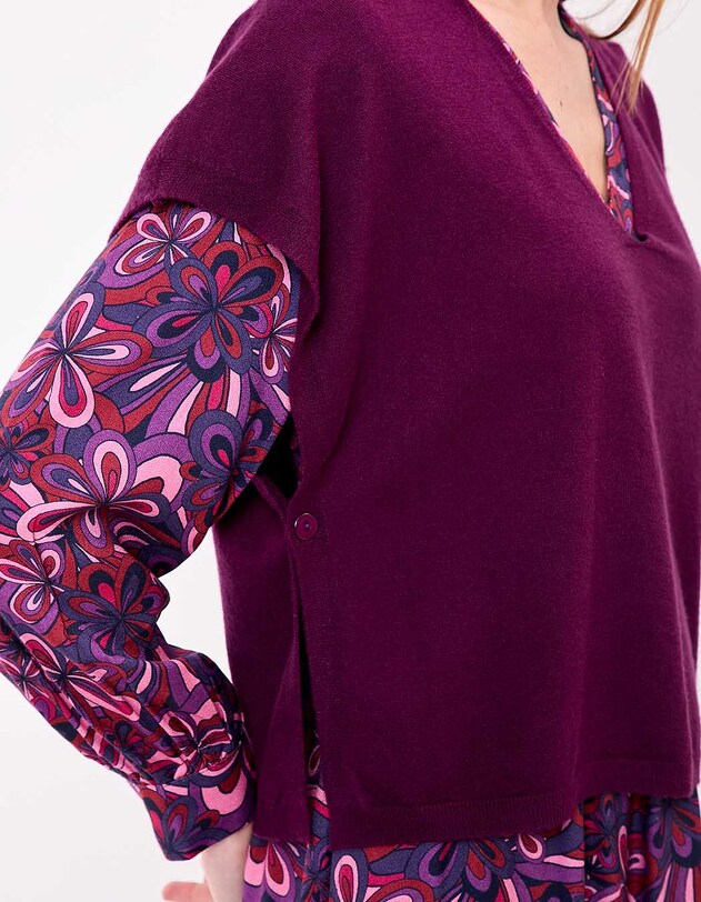 Sleeveless knit sweater femme La Fianc&eacute;e
