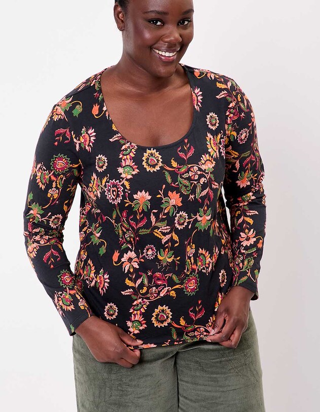 Organic flamed cotton T-shirt femme La Fianc&eacute;e