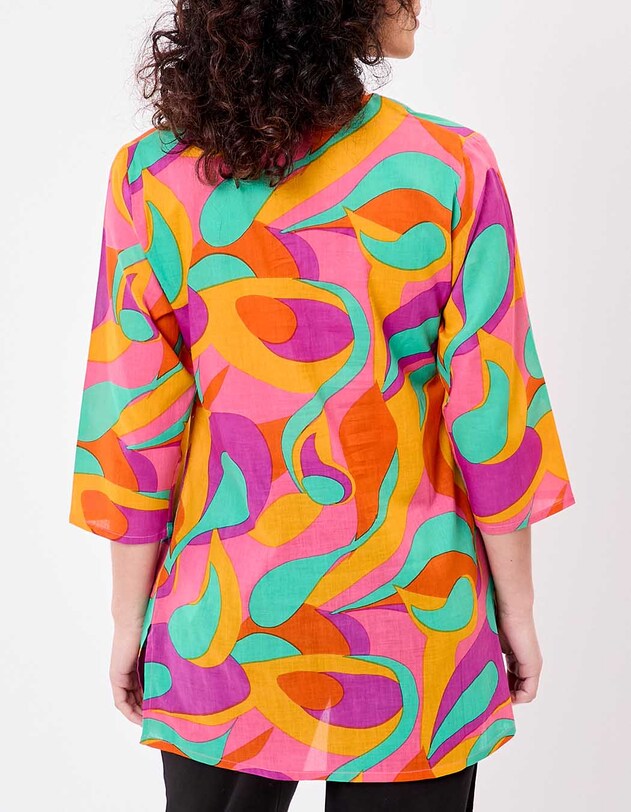 Women&rsquo;s tunic in organic cotton voile femme La Fianc&eacute;e