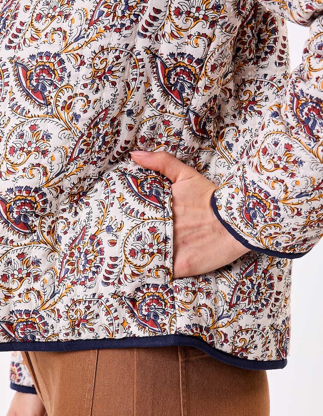 Reversible quilted jacket in organic cotton femme La Fianc&eacute;e