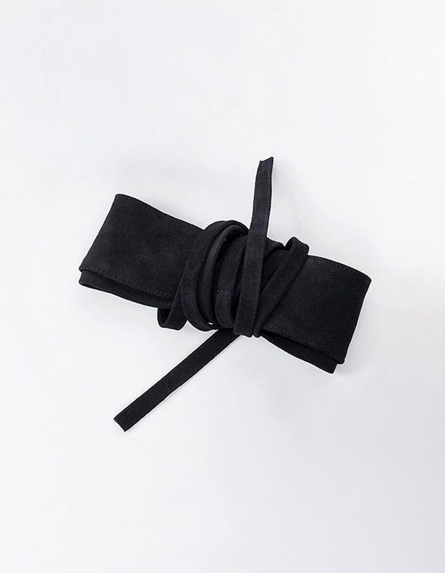 Leather tie belt femme La Fianc&eacute;e