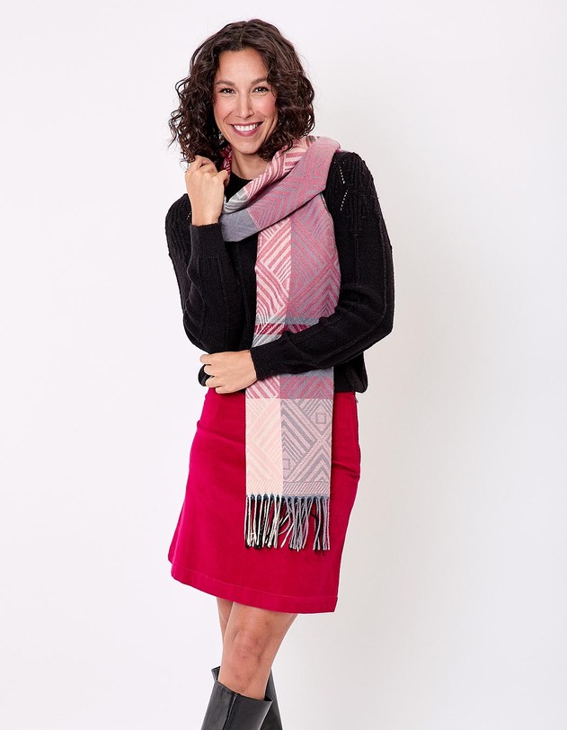 Knitted rectangular scarf femme La Fianc&eacute;e