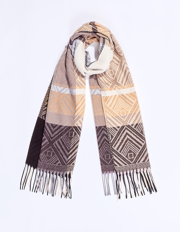 Knitted rectangular scarf femme La Fianc&eacute;e