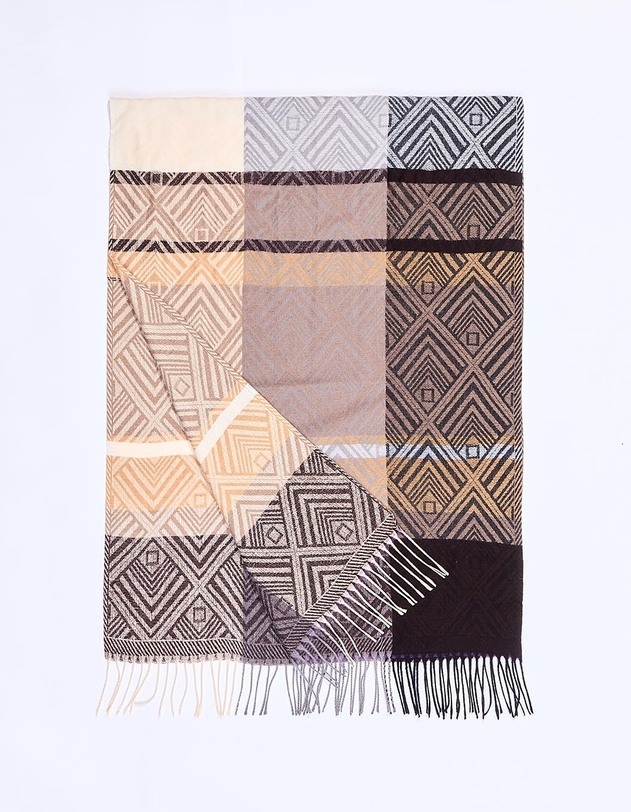 Knitted rectangular scarf femme La Fianc&eacute;e