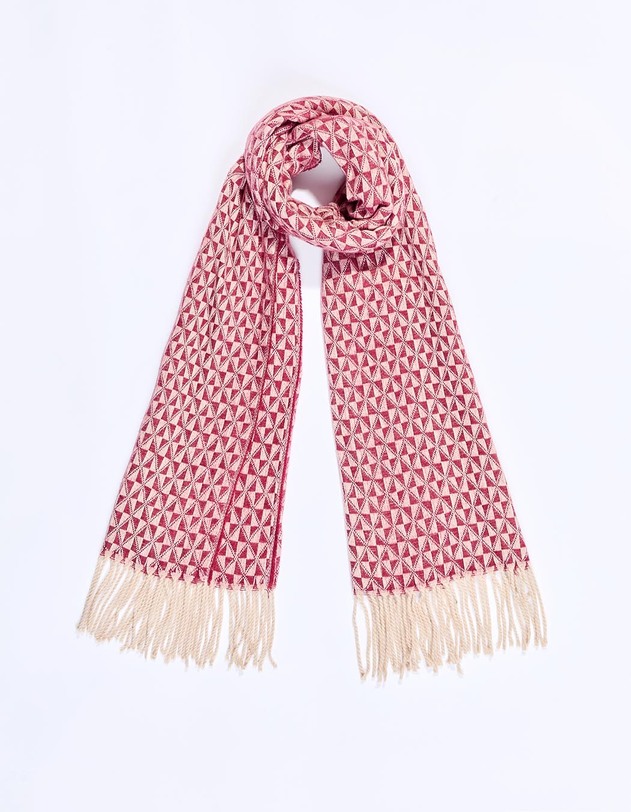 Knitted rectangular scarf femme La Fianc&eacute;e